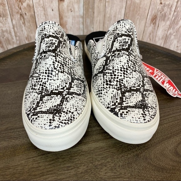 Vans Mule Sf Snake Marshmallow Slip on Sneakers Size 6 Women - Picture 4 of 12